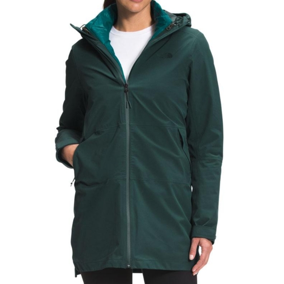 NWOT The North Face ThermoBall Eco TriClimate Parka S Spruce Sage - Picture 1 of 16